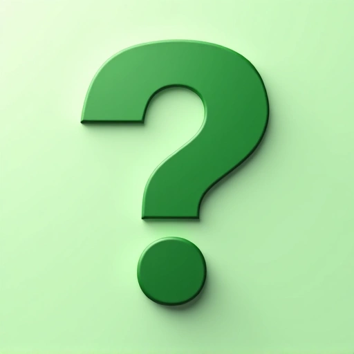 Stylized question mark icon representing frequently asked questions